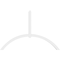 Ekena Millwork Archdale Architectural Grade PVC Gable Bracket, 96"W x 64"H x 4"D x 4"F, 16/12 Pitch GBP096X64X0404ARC00 - alternate 3
